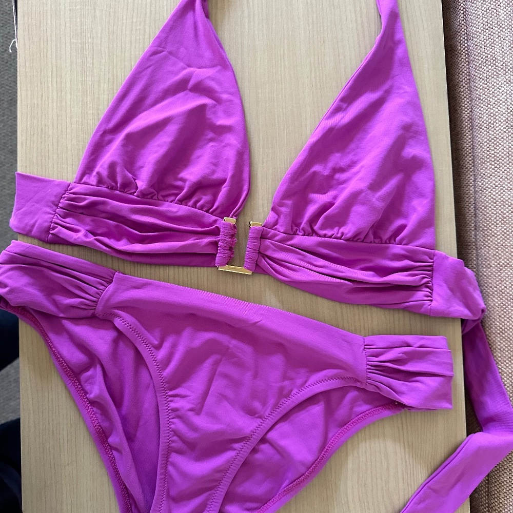 Melissa Odabash 2 piece swimsuit Fuscia size 10